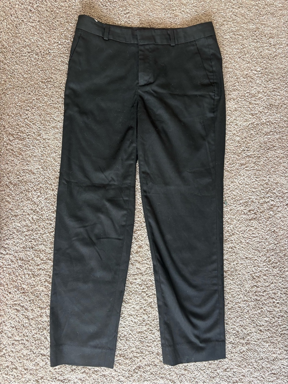 Banana Republic Black Women's Straight-Leg Dress Trousers